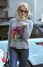 EMMA ROBERTS Leaves Nine Zero One in West Hollywood 11/30/2018