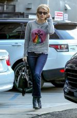 EMMA ROBERTS Leaves Nine Zero One in West Hollywood 11/30/2018
