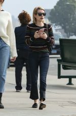 EMMA ROBERTS Out for Breakfast in Los Angeles 12/23/2018