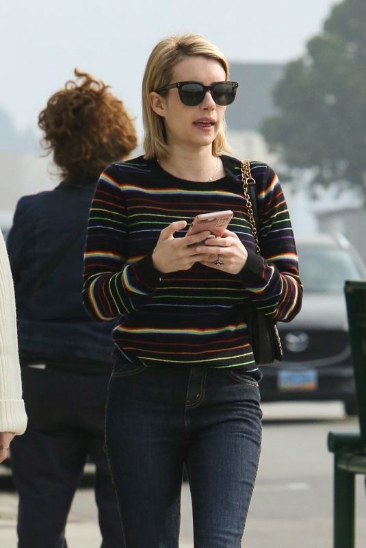 EMMA ROBERTS Out for Breakfast in Los Angeles 12/23/2018