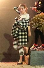 EMMA ROBERTS Out for Dinner in Los Angeles 12/30/2018