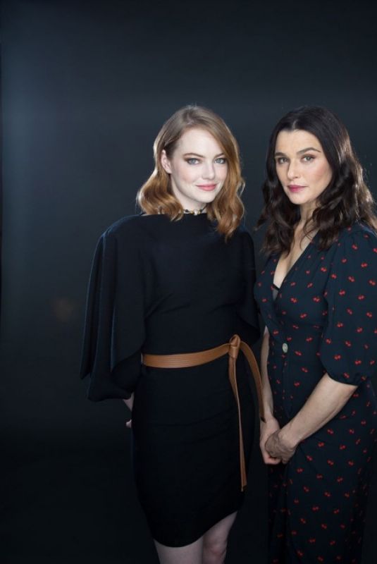 EMMA STONE and RACHEL WEISZ in LA Times, December 2018