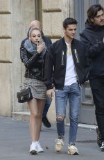 ESTER EXPOSITO and Alvaro Rico Out in Rome 12/03/2018
