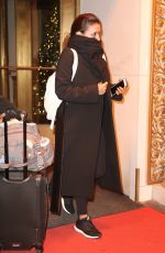 EVA LONGORIA Leaves Pierre Hotel in New York 12/05/2018