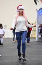 FARRAH ABRAHAM at Ice Rink in Santa Monica 12/14/2018