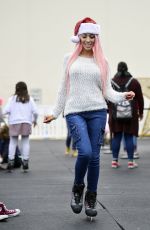 FARRAH ABRAHAM at Ice Rink in Santa Monica 12/14/2018