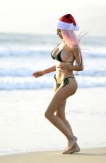 FARRAH ABRAHAM in Bikini at Beach Photoshoot 12/23/2018