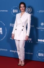 FELICITY JONES at British Independent Film Awards 2018 in London 12/02/2018
