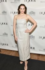 FELICITY JONES at Dujour Magazine Winter Issue Celebration in New York 12/17/2018