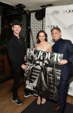 FELICITY JONES at Dujour Magazine Winter Issue Celebration in New York 12/17/2018