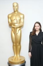 FELICITY JONES at On the Basis of Sex Academy Screening in New York 12/13/2018