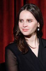 FELICITY JONES at On the Basis of Sex Academy Screening in New York 12/13/2018