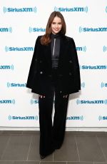 FELICITY JONES at SiriusXM Entertainment Weekly Radio Spotlight in New York 12/13/2018