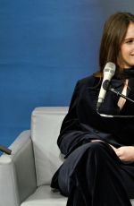 FELICITY JONES at SiriusXM Entertainment Weekly Radio Spotlight in New York 12/13/2018