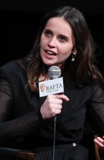 FELICITY JONES at Timestalks in New York 12/18/2018
