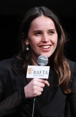 FELICITY JONES at Timestalks in New York 12/18/2018