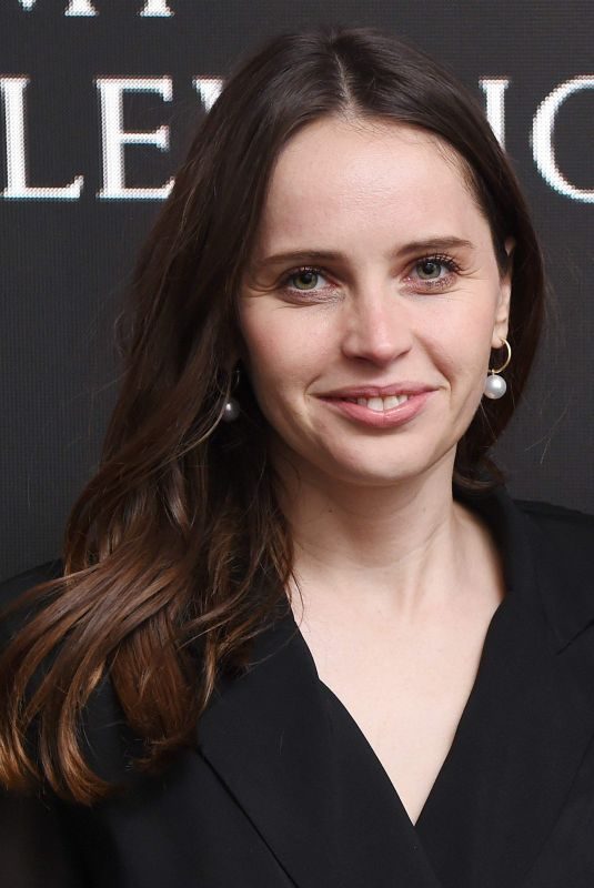 FELICITY JONES at Timestalks in New York 12/18/2018