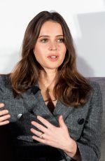 FELICITY JONES at Women Rule Summit in Washington, D.C. 12/11/2018