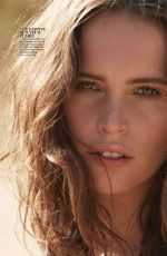 FELICITY JONES in Madame Figaro, December 2018