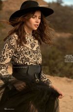 FELICITY JONES in Madame Figaro, December 2018