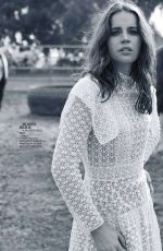 FELICITY JONES in Madame Figaro, December 2018