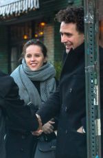 FELICITY JONES Leaves Her Hotel in New York 12/21/2018