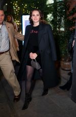 FELICITY JONES Night Out in New York 12/17/2018