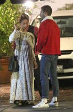 FKA TWIGS and Shia Labeouf Out for Dinner 12/24/2018