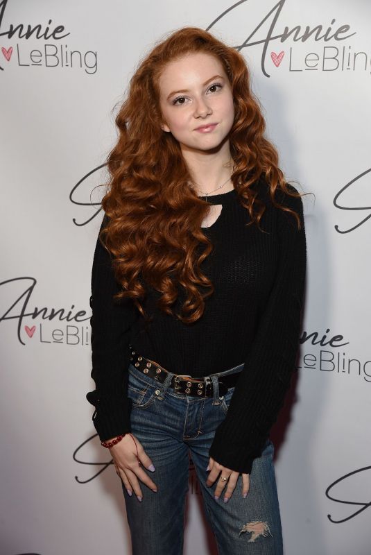 FRANCESCA CAPALDI at Annie Lebling Presents Annie Leblanc Performance & Pop Up Shop in Los Angeles 12/08/2018