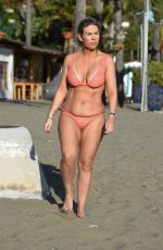 FRANKIE ESSEX in Bikini at a Beach in Tenerife 12/22/2018