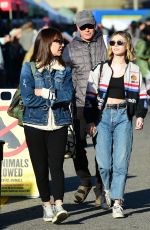 GENEVIEVE HANNELIUS at Farmers Market in Los Angeles 12/16/2018