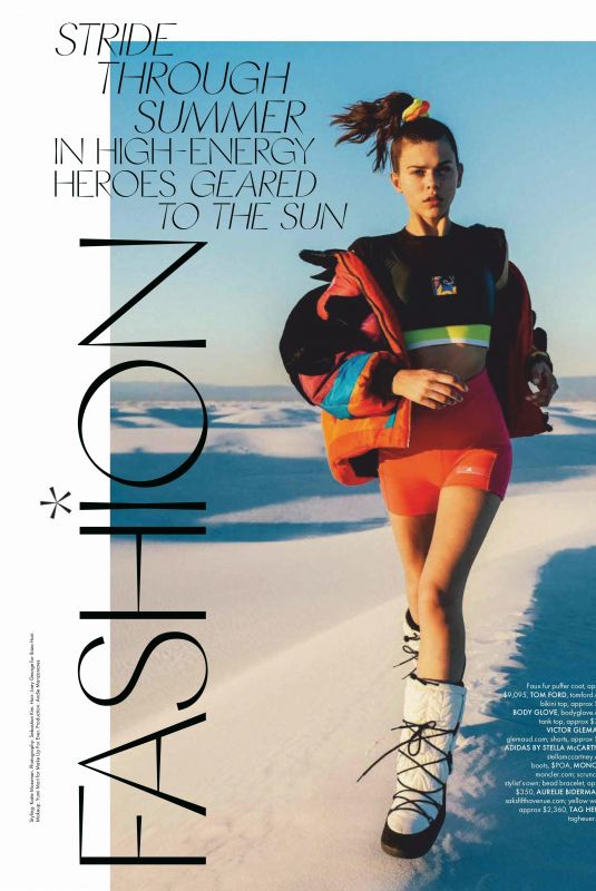 GEORGIA FOWLER in Elle Magazine, Australia January 2019