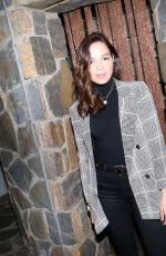 GEORGIE FLORES at Erica Pelosini x Naked Cashmere Holiday Dinner in Los Angeles 12/15/2018
