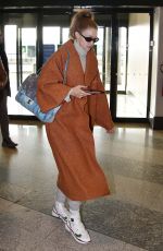 GIGI HADID Arrives at Airport in Milan 12/06/2018