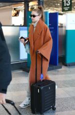 GIGI HADID Arrives at Airport in Milan 12/06/2018