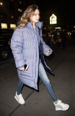 GIGI HADID Night Out in New York 12/10/2018