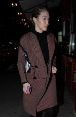 GIGI HADID Night Out in New York 12/30/2018