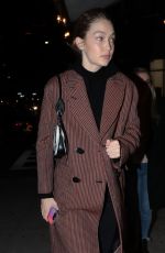 GIGI HADID Night Out in New York 12/30/2018