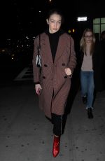 GIGI HADID Night Out in New York 12/30/2018