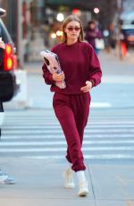 GIGI HADID Out and About in New York 12/07/2018