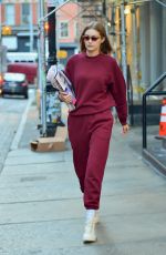 GIGI HADID Out and About in New York 12/07/2018