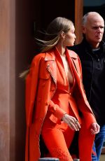 GIGI HADID Out and About in New York 12/11/2018