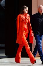 GIGI HADID Out and About in New York 12/11/2018