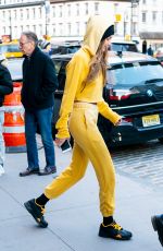 GIGI HADID Out and About in New York 12/29/2018