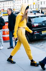 GIGI HADID Out and About in New York 12/29/2018