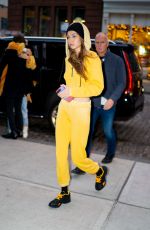 GIGI HADID Out and About in New York 12/29/2018