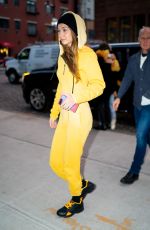 GIGI HADID Out and About in New York 12/29/2018