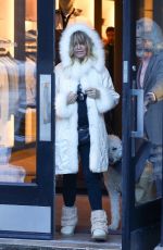 GOLDIE HAWN Out Shopping in Aspen 12/23/2018