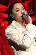 GRACE CARTER at Streets of London Fundraiser Charity Concert at Wembley Arena 12/20/2018