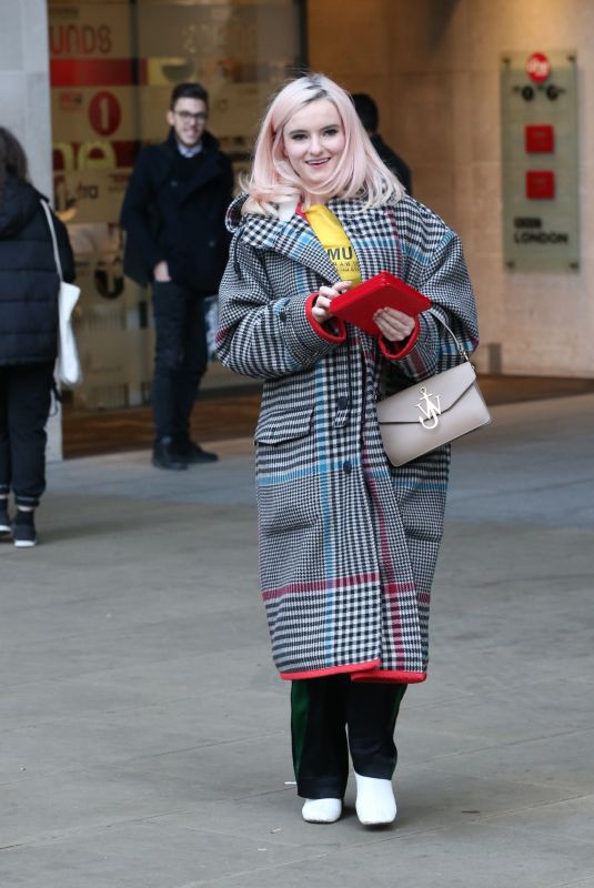 GRACE CHATTO Leaves BBC Studio in London 12/20/2018